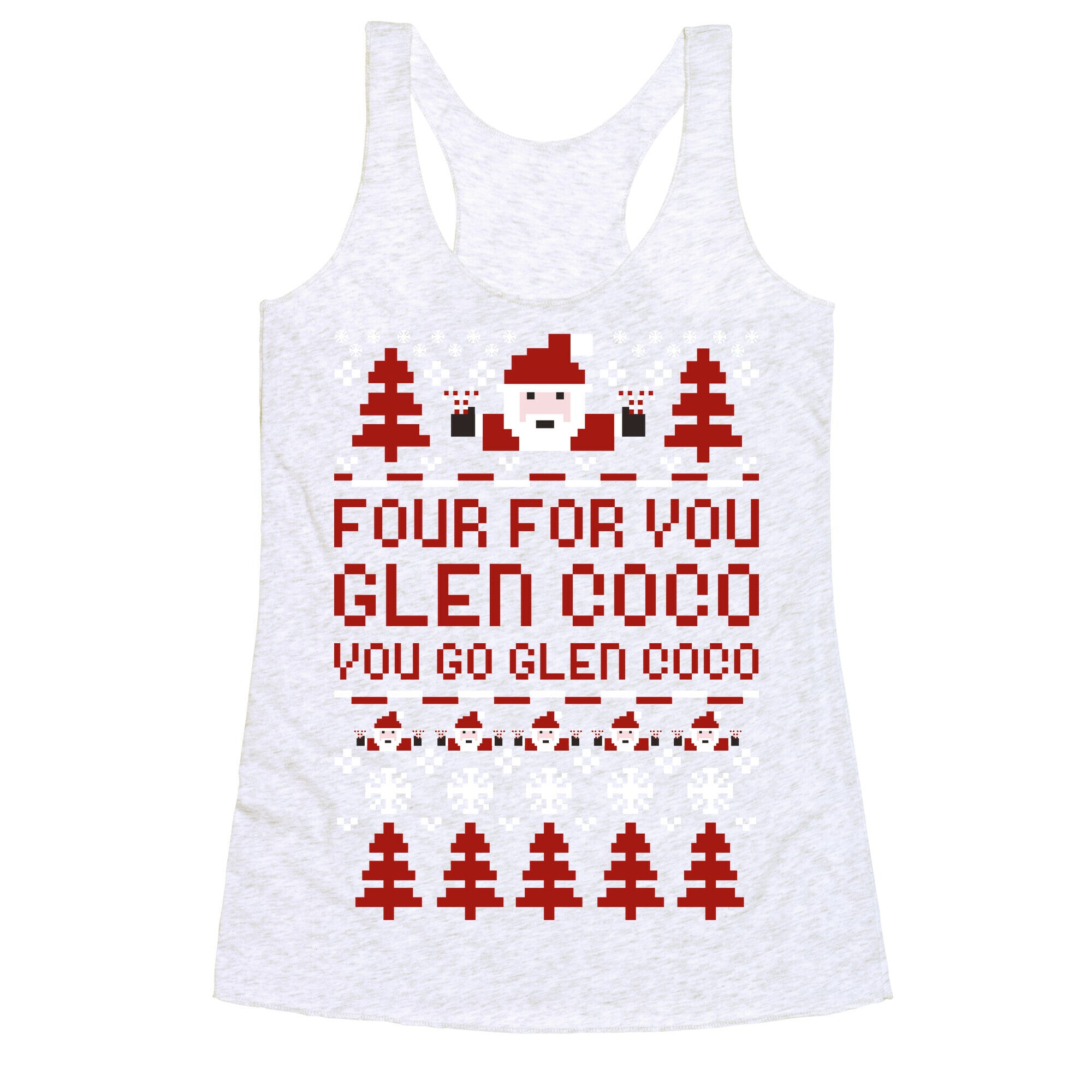 Ugly Sweater Glen Coco Racerback Tank